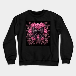 Bow And Roses Crewneck Sweatshirt